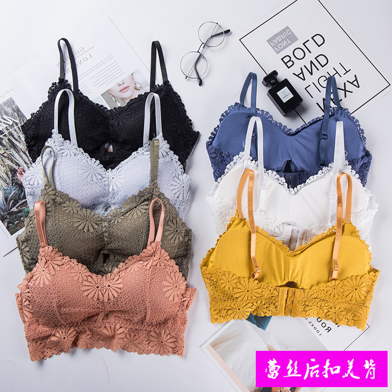 Bralette Triangle Set - 3D seksi kız dantel iç çamaşırı