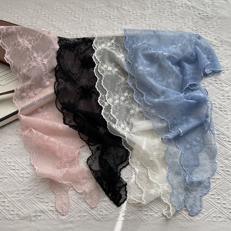 Headband Summer Knit - 2025 Bahar Sevimli Pastoral Tarzı Üçgen
