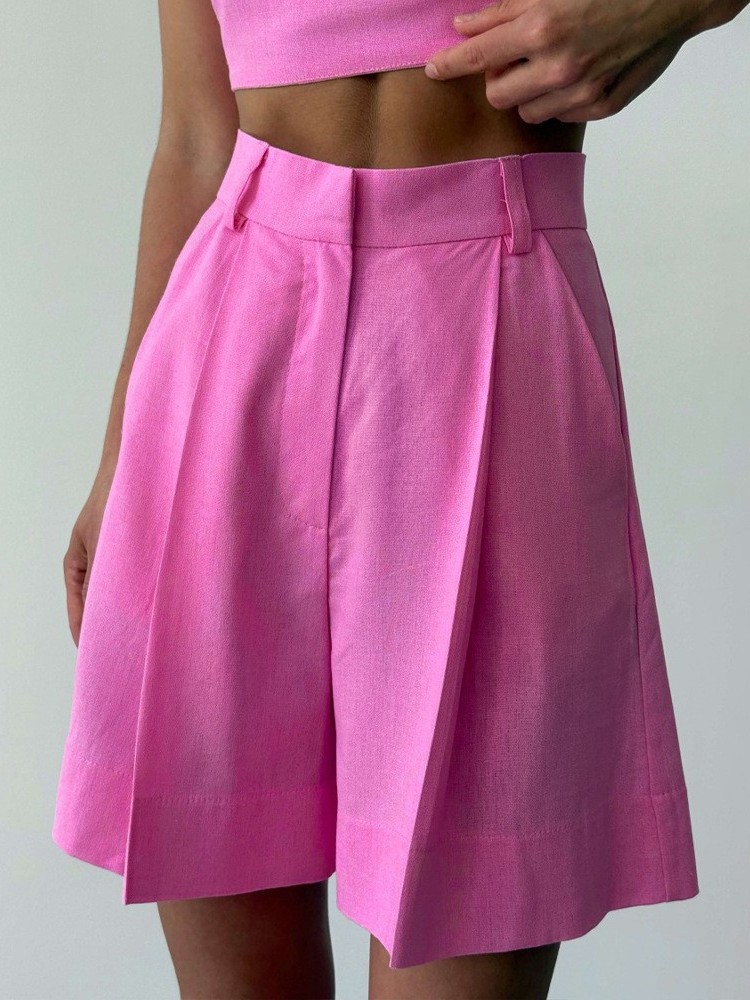 Linen Pant Wide - Günlük Kullanıma Uygun Keten Geniş Paçalı