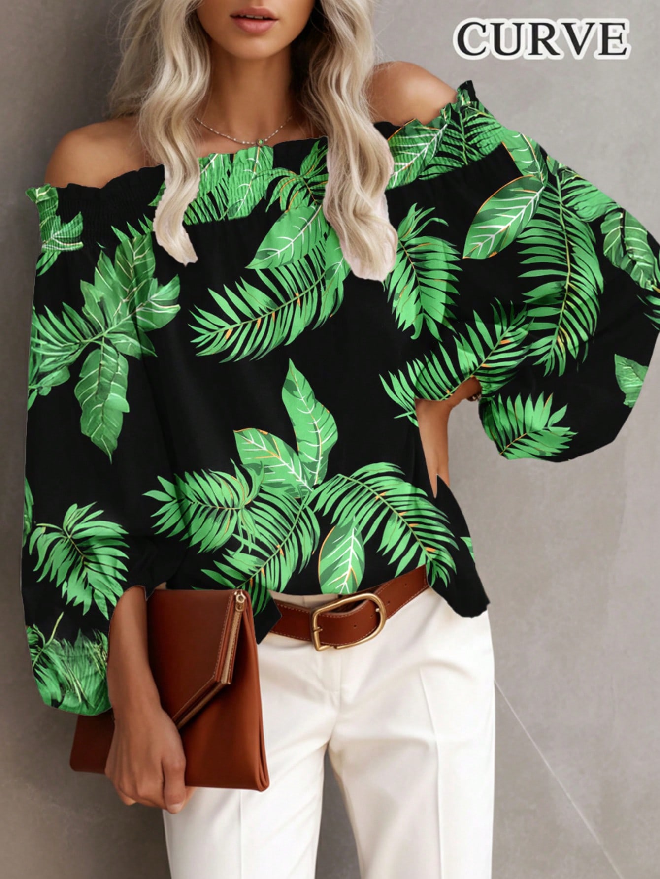 Artı Boyutu Yeni Kadın Rahat Ç - Blouse Off Shoulder incelemesi ve fiyatı