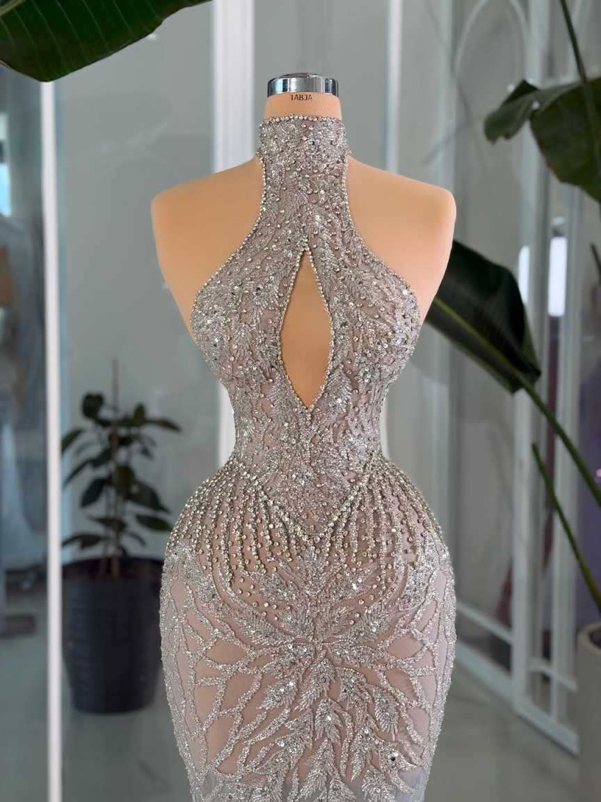 Şık Abiye Elbiseler Halter Yak - Maxi Dress Halter incelemesi ve fiyatı