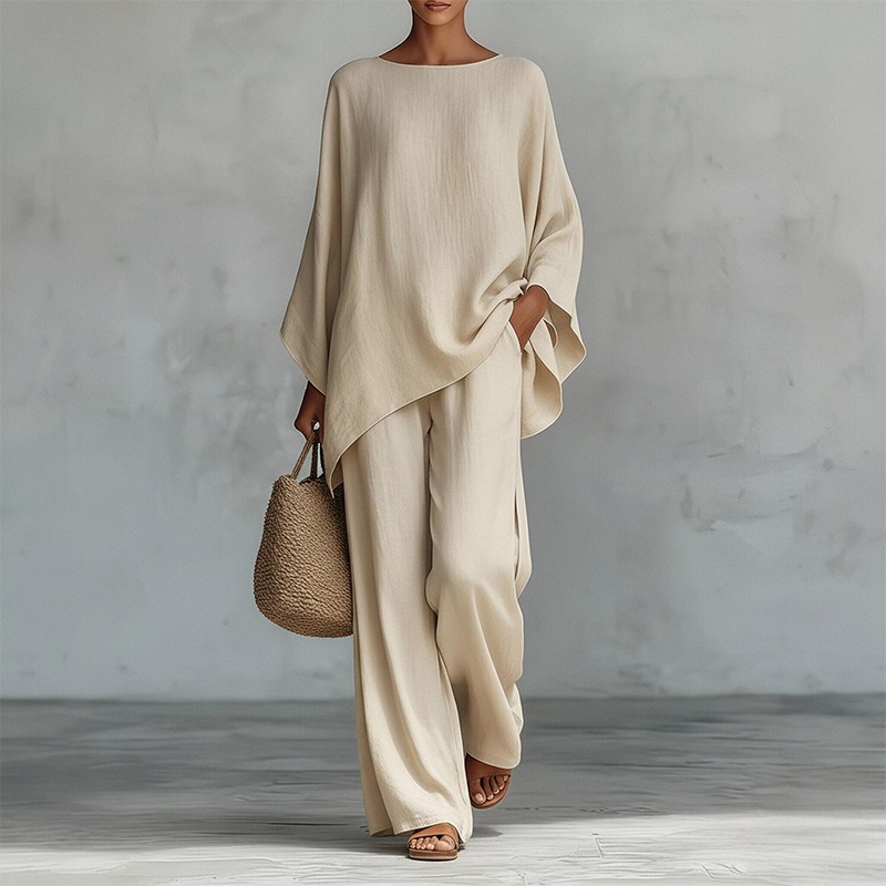 Bahar Yeni Moda Keten Gevşek U - Linen Pant Wide incelemesi ve fiyatı